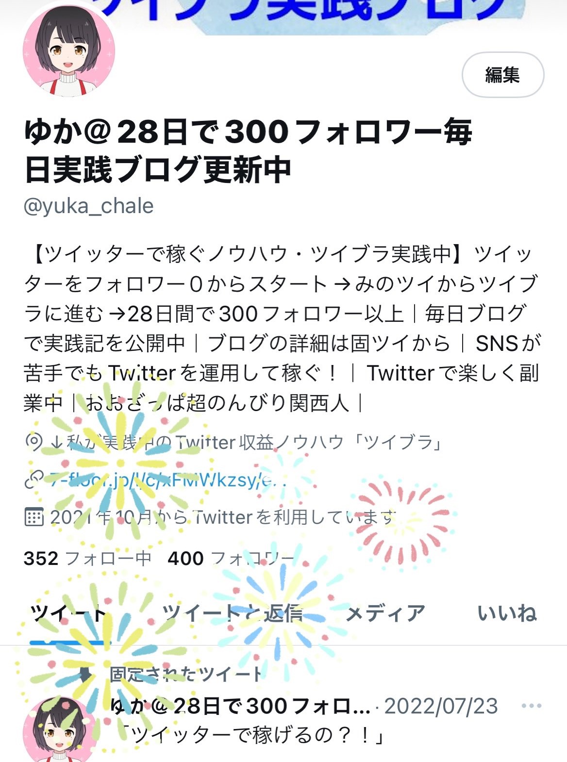 400フォロワー達成