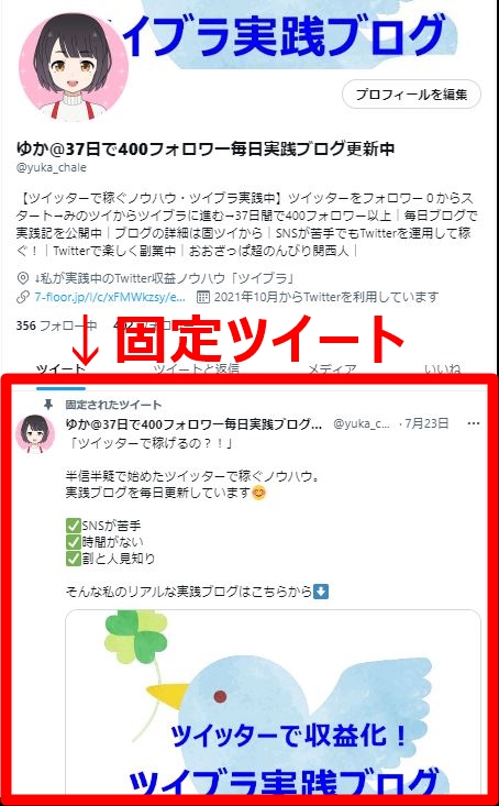 固定ツイート